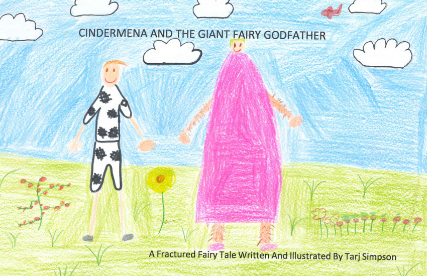 Click to read Cindermena and the Giant Fairy Godfather by Tarj Simpson