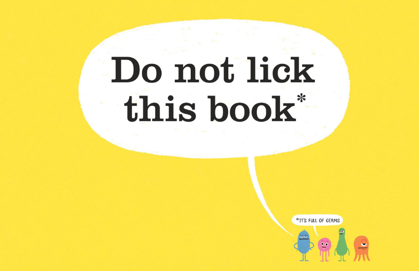 Cover of 'Do not lick this book'