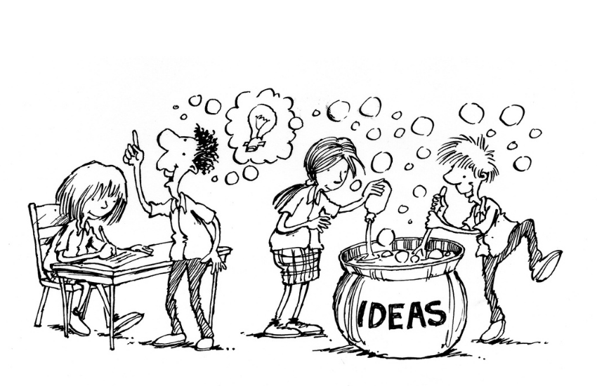 Generating Ideas Illustration