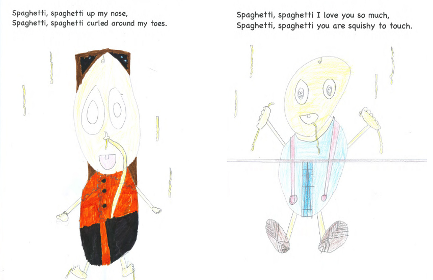 Click to read 'Spaghetti, Silly Spaghetti' by Rocco and Alfie