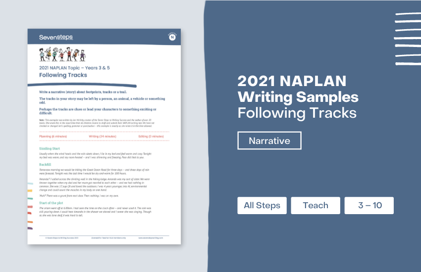 2021 NAPLAN writing samples - narrative writing