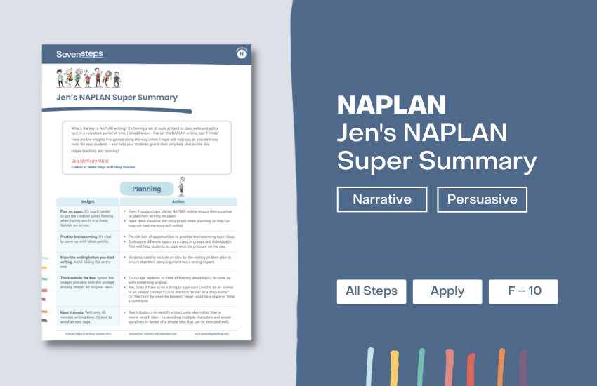 Jen's NAPLAN Super Summary