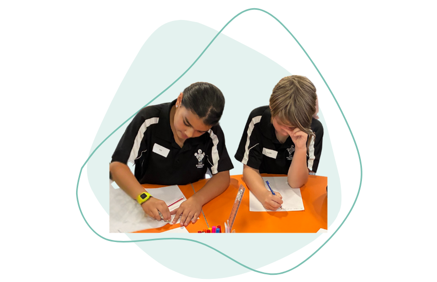 Invermay students focused on writing
